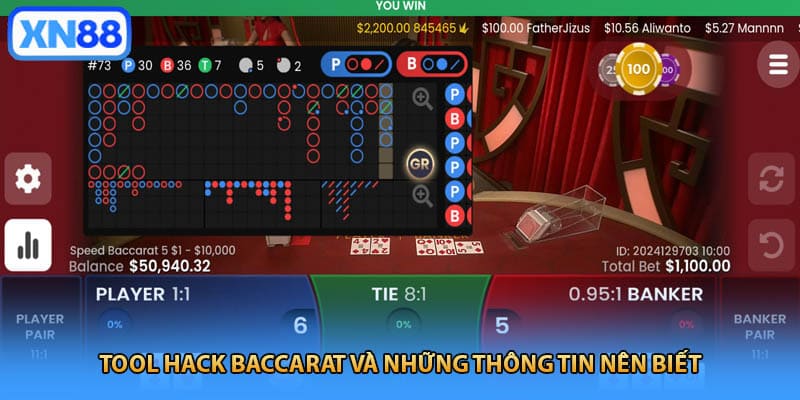 Tool hack baccarat và những thông tin nên biết